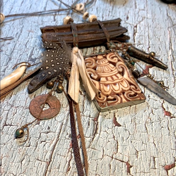 OOAK Gypsy Bohemian Necklace featured in Belle Armore Jewelry